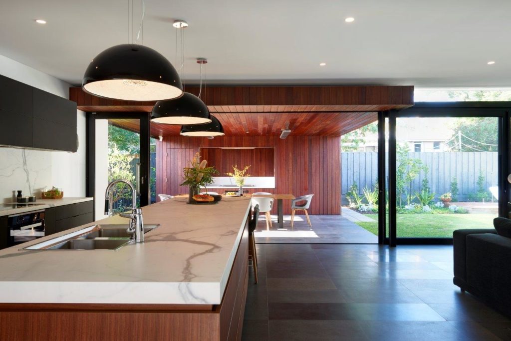 Kitchen_Timber Wall and Timber Ceiling_Ironbark