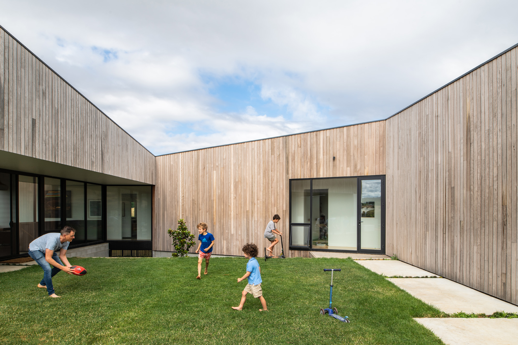 timber facade screens