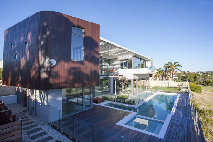 Jarrah decking and cladding