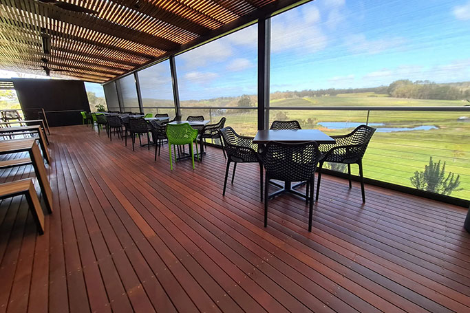 Large Classicplank Timber Decking