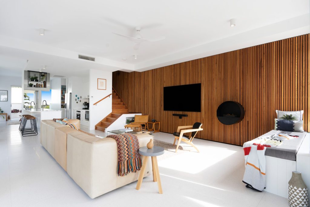 blackbutt timber in a beautiful living room
