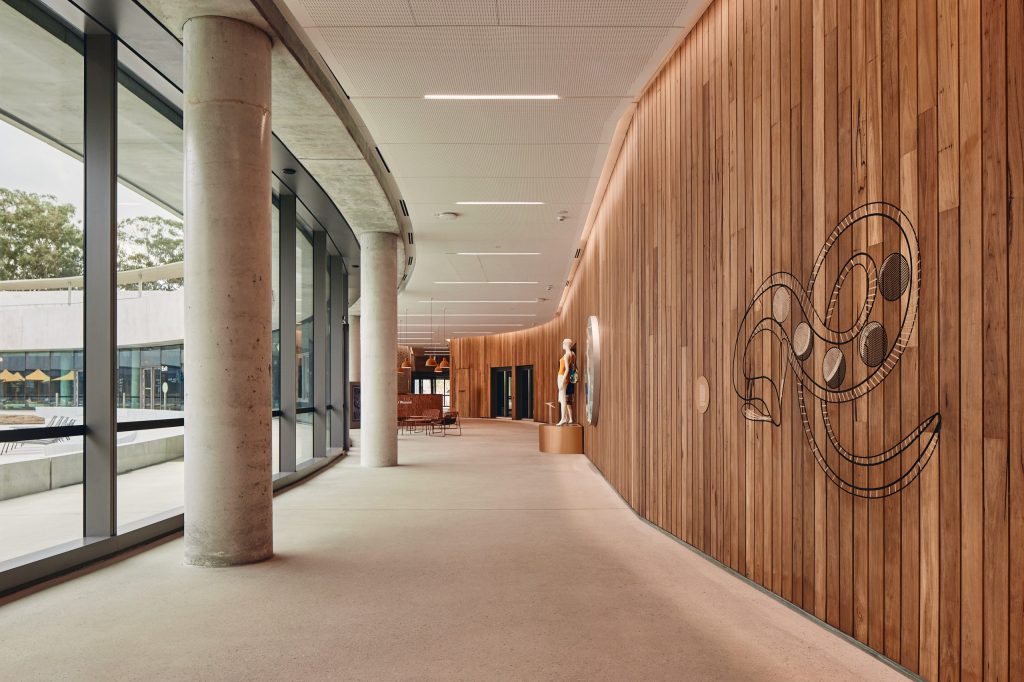 Horizontal Timber Cladding Applied in Parramatta Pool Project