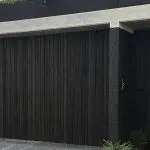 Shou Sugi Ban Charred Timber for Aruma Garage